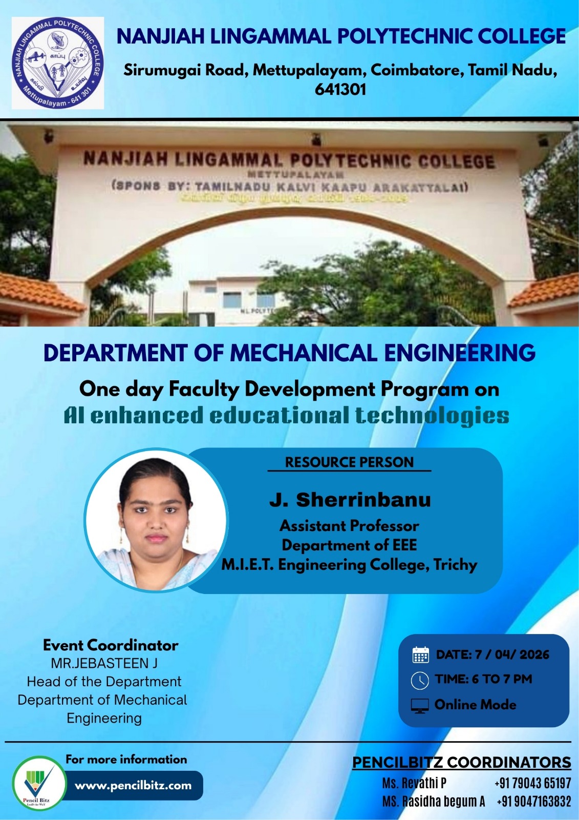 College Event Brochure